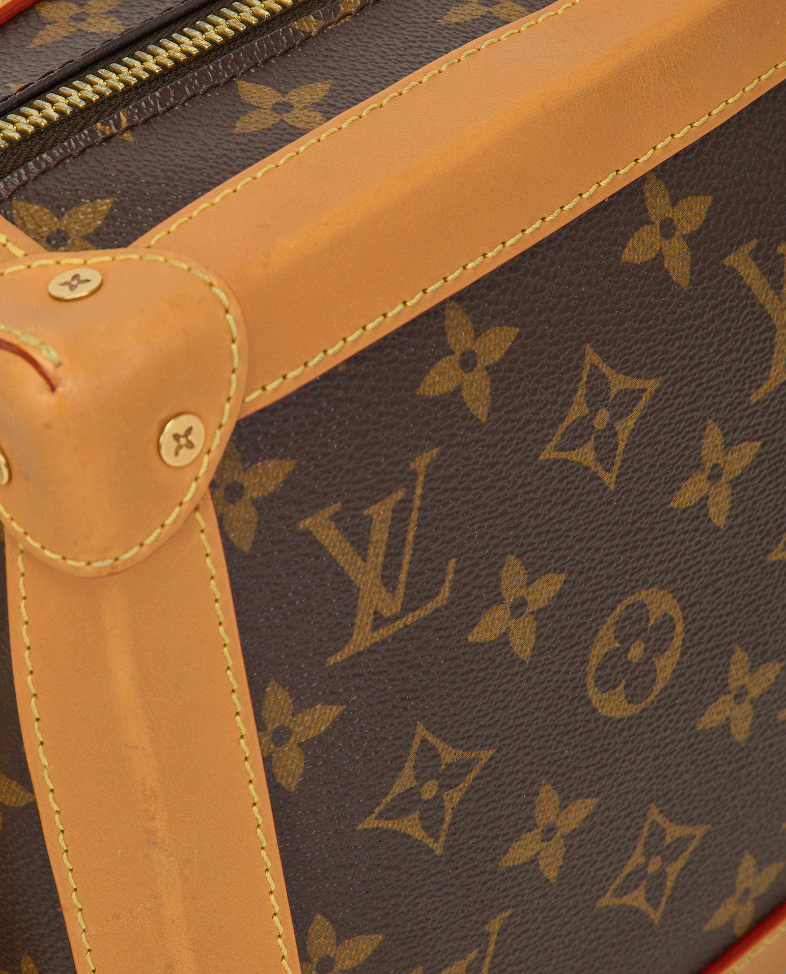 Trunk 25, &pound;1,400, Handbags, Brown, Canvas, Other view